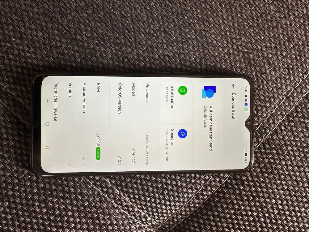 Oppo A16s Dual Sim 4GB RAM 64GB Black Handys