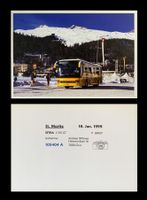 St.Moritz Oberengadin Postauto Setra P26027 Foto Druck A5