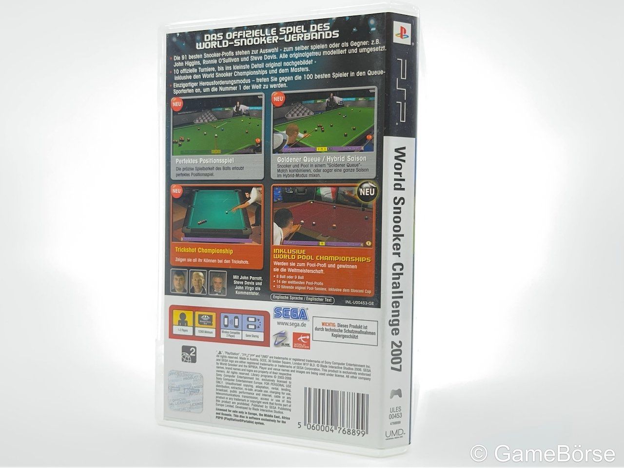 Sony Giochi: PSP World Snooker Challenge 2007 – Usato da Stettfurt venduto da GameBoerse 1