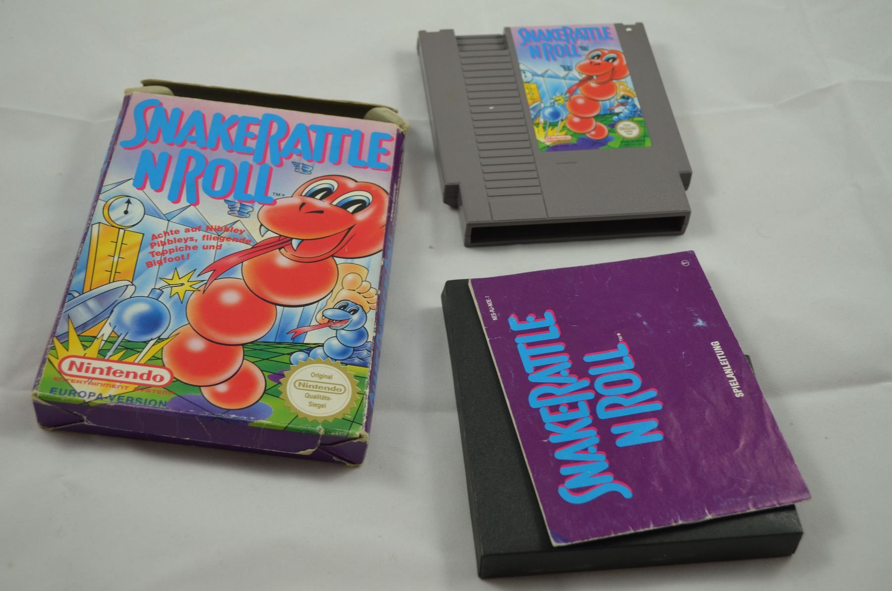Giochi: Snake Rattle N Roll NES Spiel CIB #2 – Usato da Buchs AG venduto da SellAndBuyX