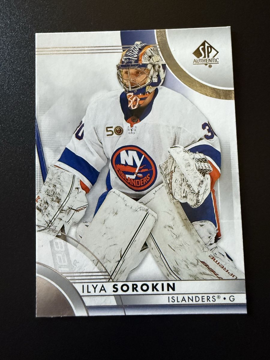 NHL Sammelbilder & Trading cards: Ilya Sorokin - New York Islanders  – Neu und originalverpackt aus Réchy von Leeroy1998
