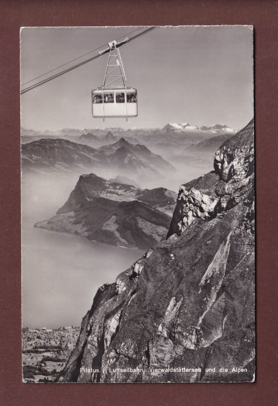 Cartes postales: PILATUS - Luftseilbahn - 1961 – D'occasion à Pully par nicecards-shop