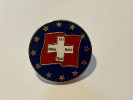 1 Ansteckpin Nein zu Europa EU CH
