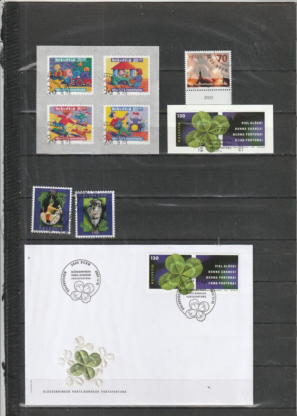 Alle Briefmarken: Kleines CH Briefmarken Lot 2003 – Gebraucht aus Rupperswil von Ema10