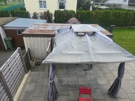 Gebrauchter Pavillon, Stoff beschädigt, Gestell Top!