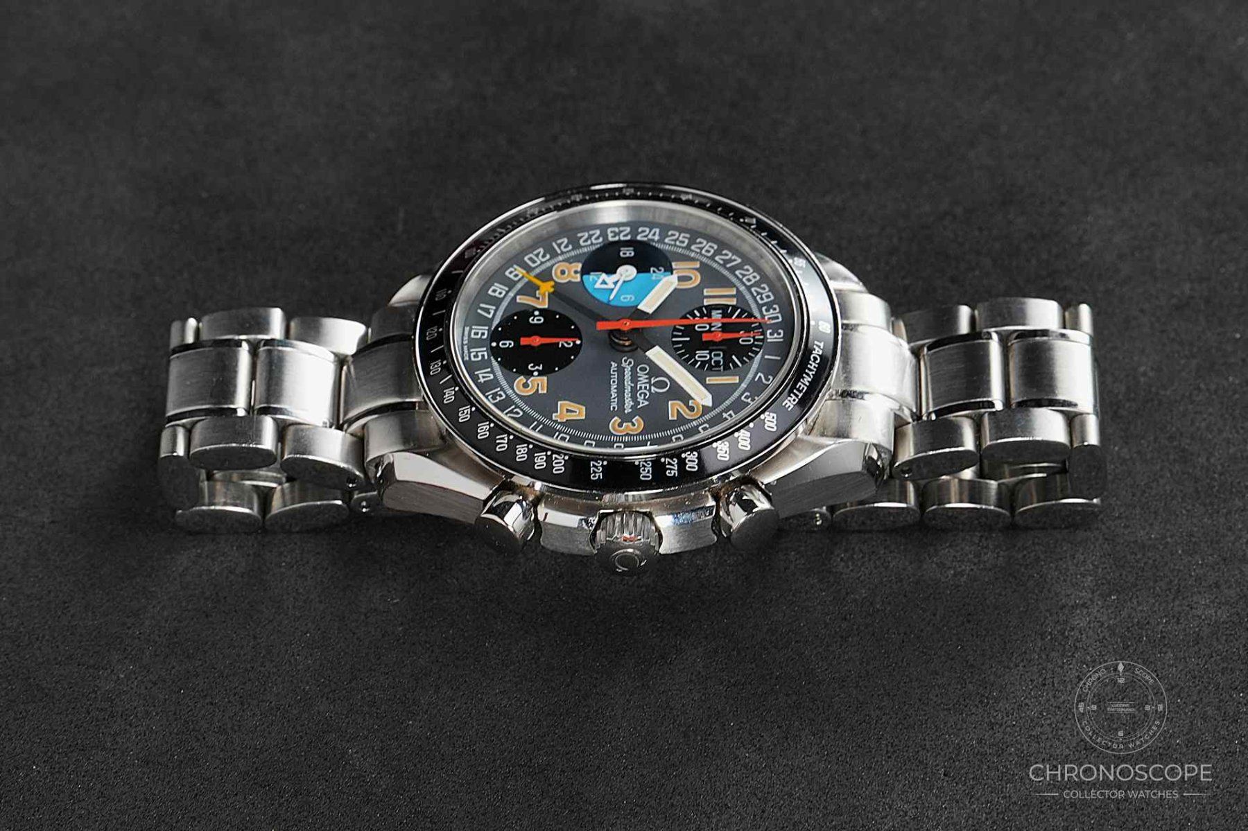 Omega Orologi: Omega Speedmaster Day Date Mark 40, original tritium dial – Usato da Luzern venduto da ChronoScope6004 7