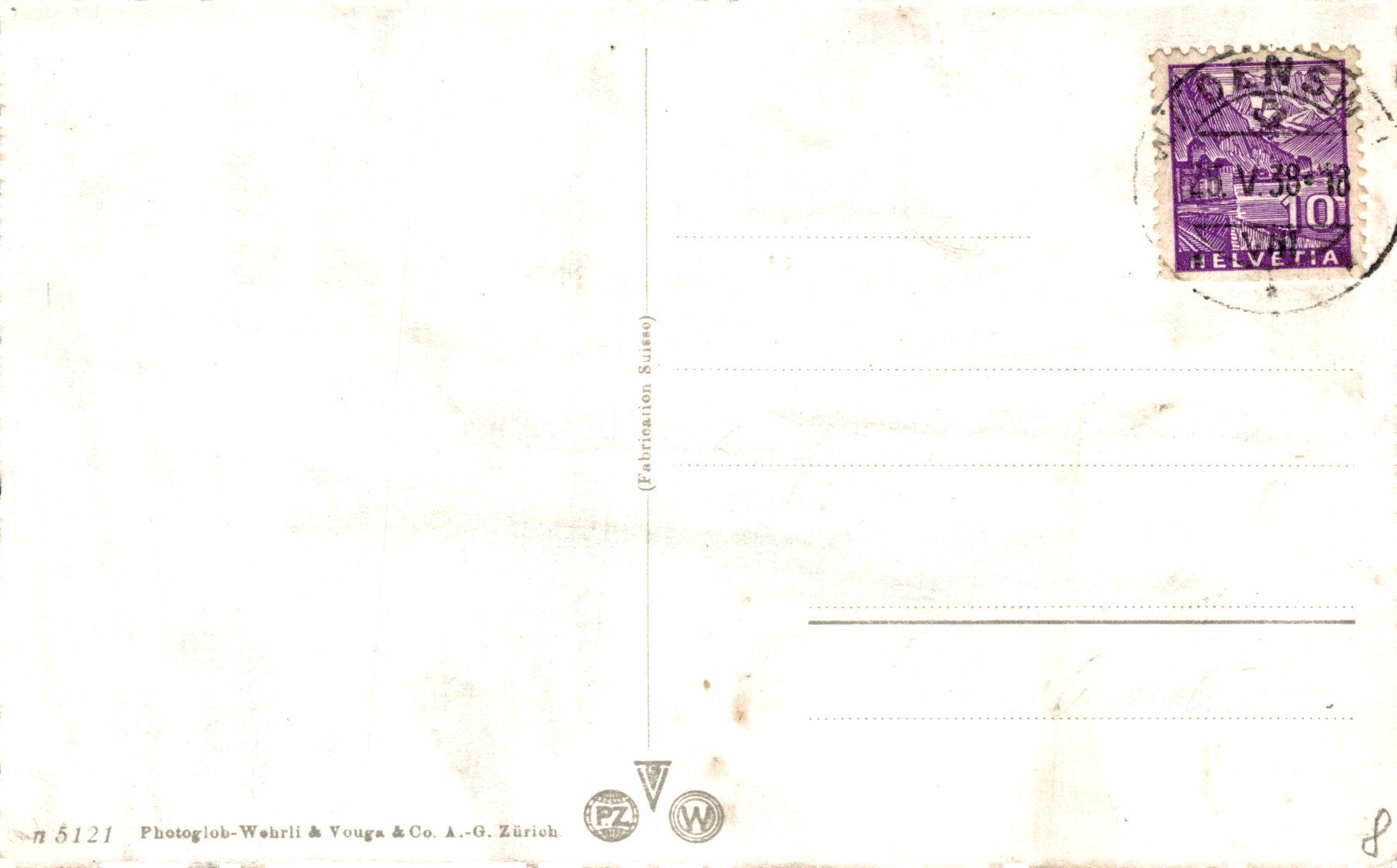 Ansichtskarten: Wädenswil – Gebraucht aus Bronschhofen von Astore 1