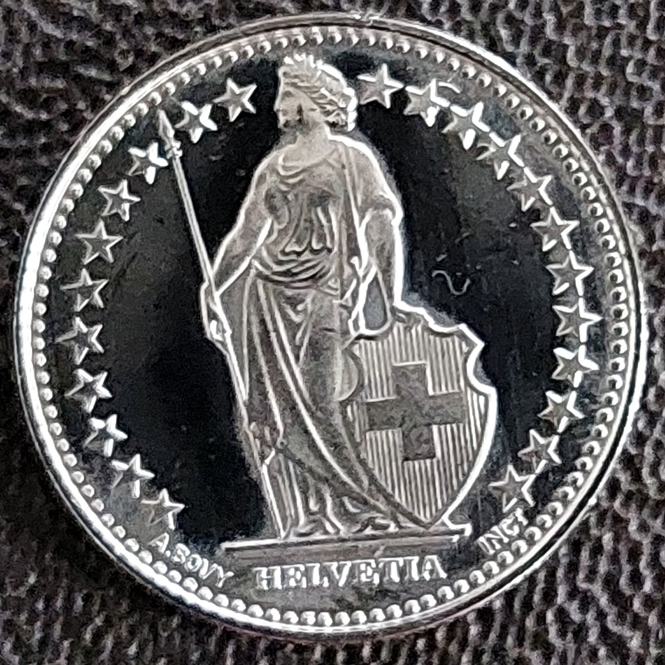 Tutti le monete: 50 Rappen 2013 stgl. / aus Münzsatz – Nuovo (secondo la descrizione) da Arch venduto da coinsandmore 1