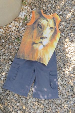 T'Shirt + Bermudas Grösse 122