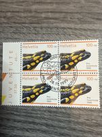Helvetia Briefmarke Pro Juventute 1995, Viererblock, Top!