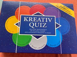 Kreativ Quiz,über 2400 Fragen, Aufgaben/ Begriffe