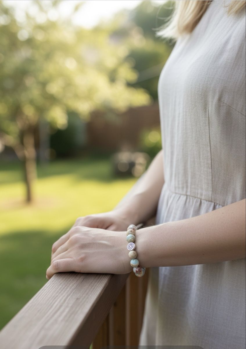 Bracciali & Braccialetti: Handgemachtes Edelstein Armband mit Lebensbaum ! – Nuovo e nell'imballaggio originale da Kriens venduto da Hortensie6 2