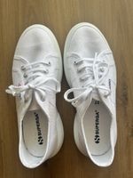 Superga Plateau Sneaker weiss, Grösse 37