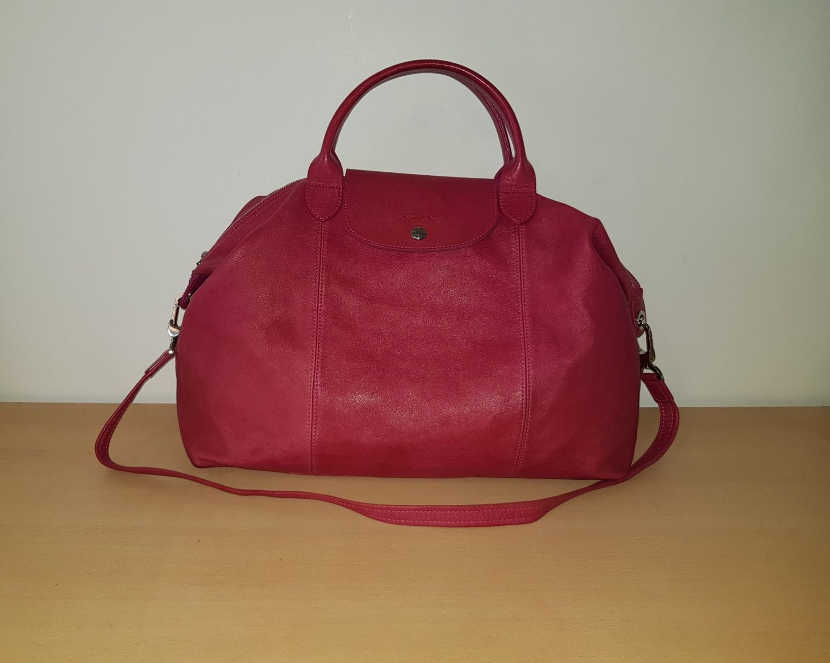 Longchamp Borse da donna: Original Longchamp Leder Handtasche – Usato da Basel venduto da Birs868