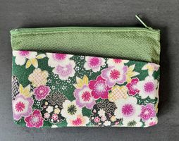 Superbe pochette avec motifs floraux, neuve, made in Japan