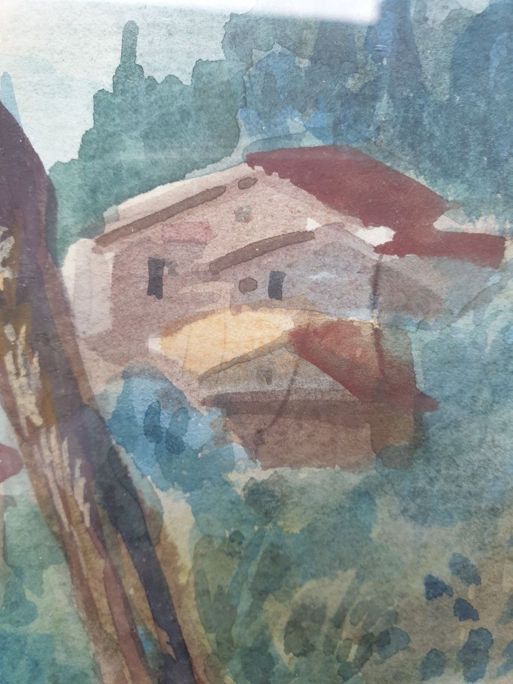 Dipinti: altes Aquarell / Gandria – Usato da Zürich venduto da B-Rock 3