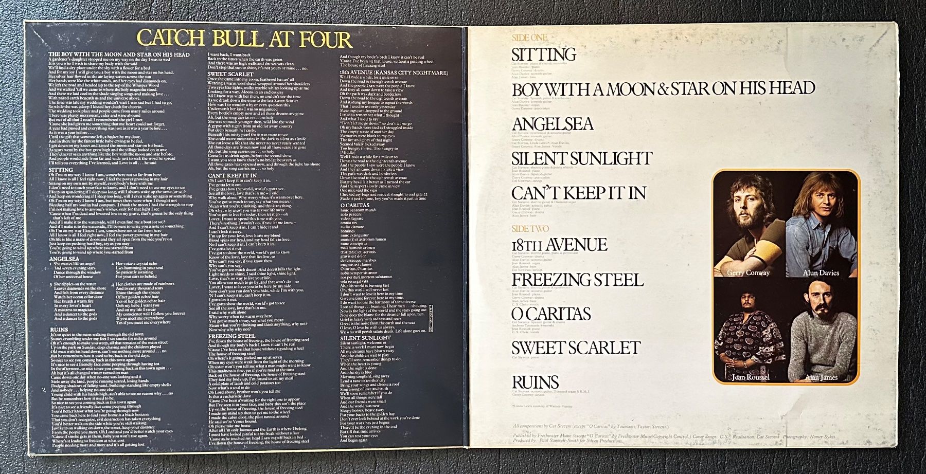 Dischi in vinile: LP - Cat Stevens - Catch Bull At Four – Usato da Breganzona venduto da Onairda75 2