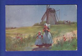 ENFANT - Jeunes filles et Moulin
