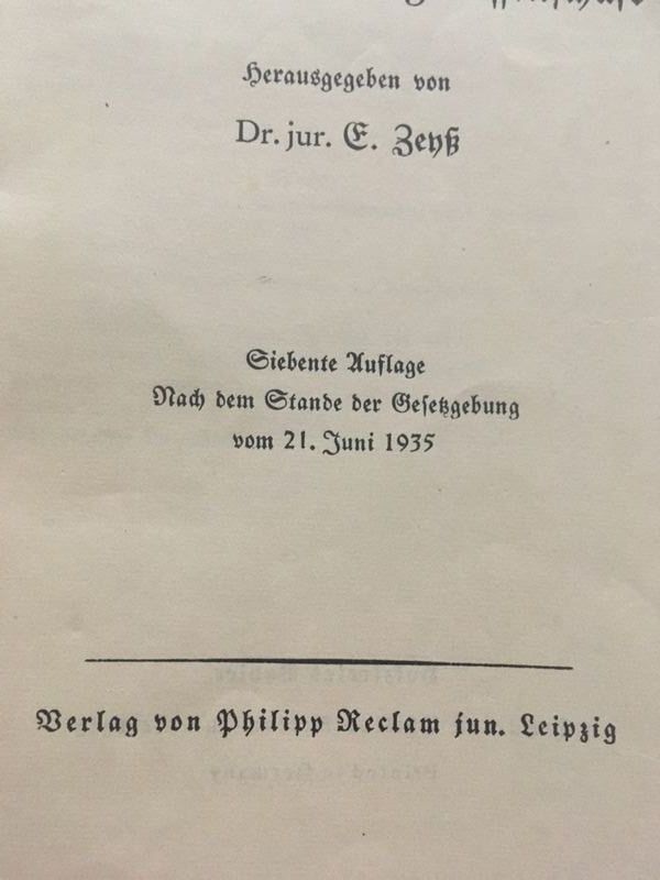 Libri: Bundesverfassu CH Eidgenossenschaft 1935 – Usato da Bergdietikon venduto da book-4-you 1