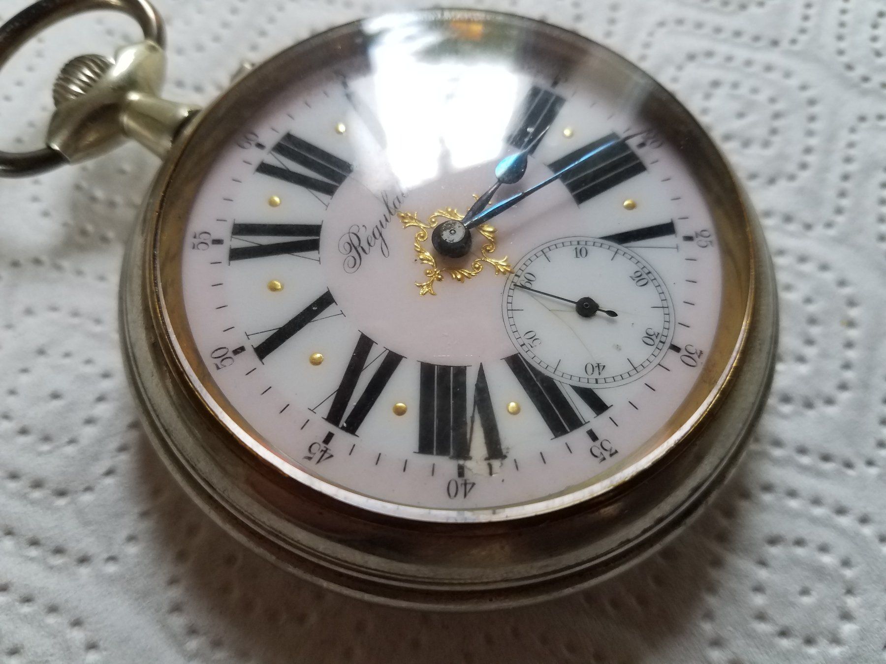 Montres: Antike grosse Taschenuhr Regulateur – Défectueux à Rorschacherberg par Marubium 5