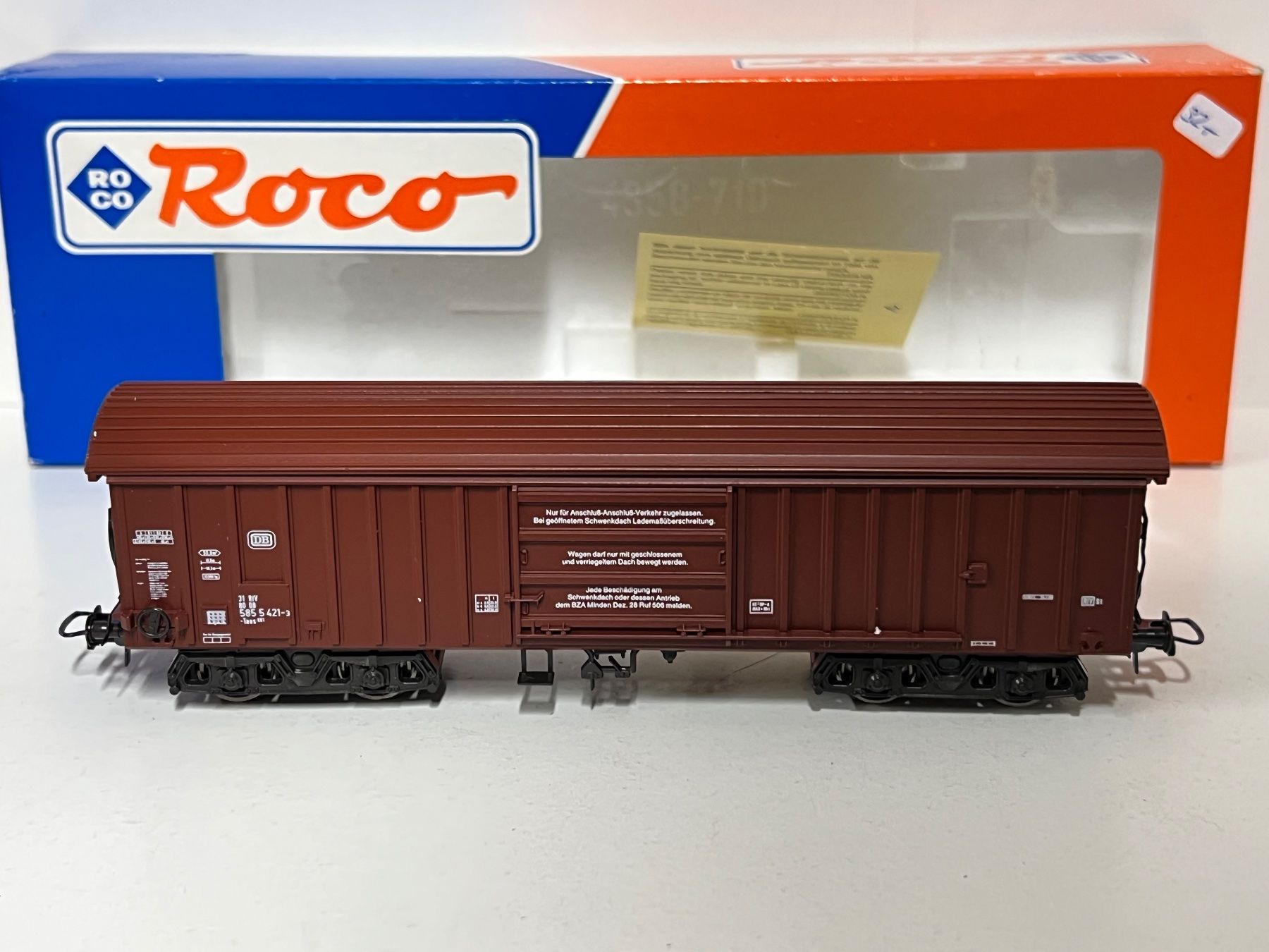Roco Modellini di ferrovie: Roco H0 Güterwagen DB  H0 DC – Usato da Geroldswil venduto da TopTrain54 1