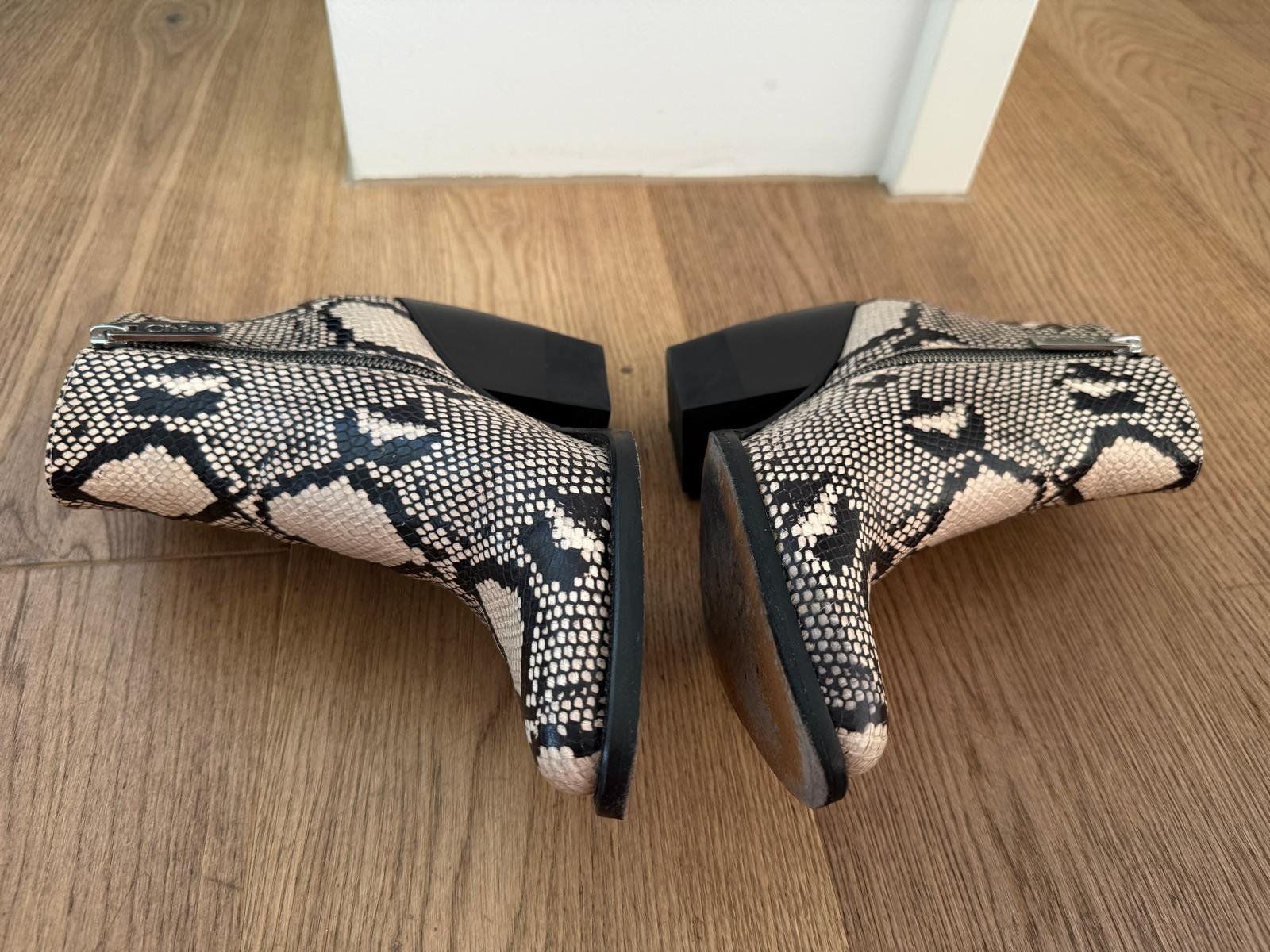Chloé Scarpe da donna: Chloé Stiefeletten, Echtleder, Gr. 38 – Usato da Oberarth venduto da SSS. 7