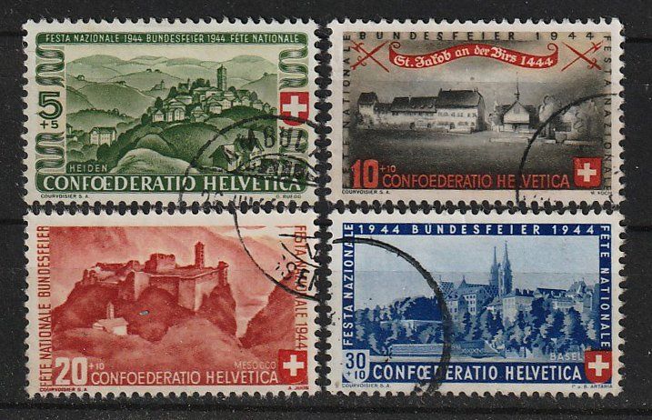 Tutti i francobolli: 1944 Serie Bundesfeiermarken – Usato da Arlesheim venduto da gaugi43