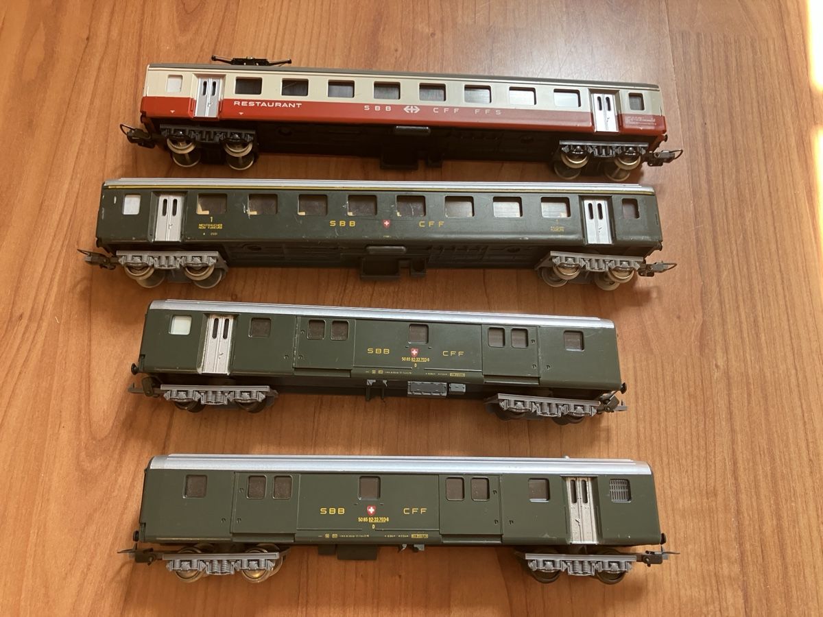 SBB/CFF/FFS Trains électriques: SBB Wagen 4 Stk. – D'occasion à Schönenwerd par Lichi 1