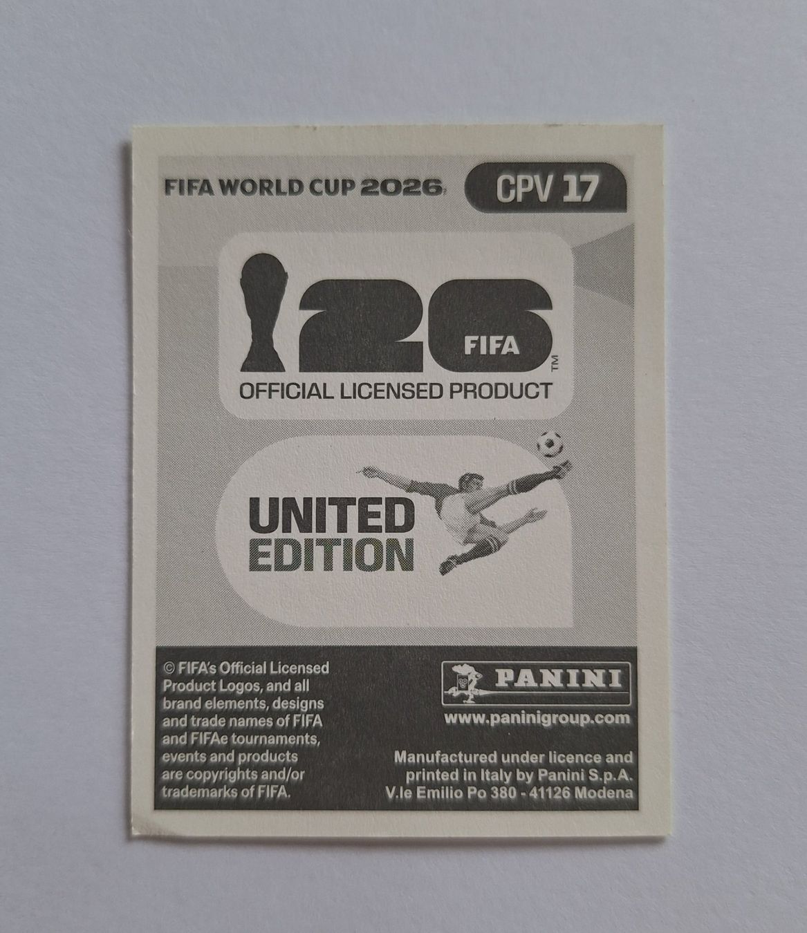 Panini Carte collezionabili: Panini Ryan Mendes CPV 17 – Nuovo (secondo la descrizione) da Romanens venduto da Crocette 1
