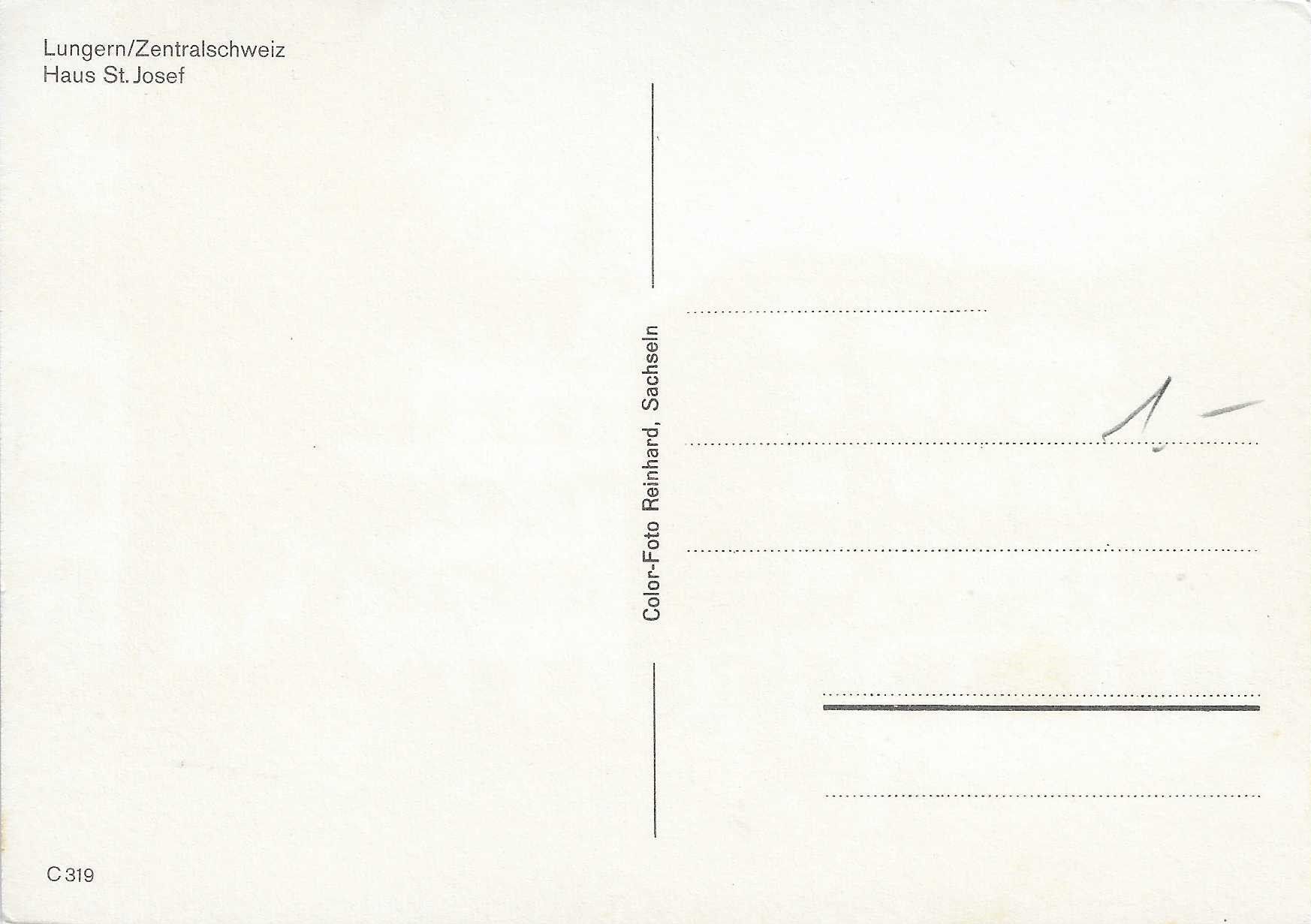 Cartoline postali: Lungern Haus St.Josef OW – Nuovo (secondo la descrizione) da Rothrist venduto da Stranglehold 1