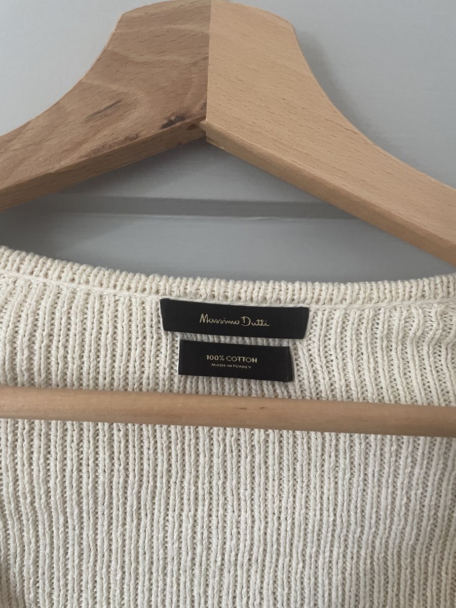 Massimo Dutti Giacche: Massimo Dutti Cardigan cremeweiss – Usato da Zürich venduto da M500ZH 1