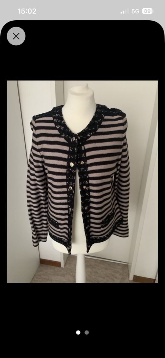 Gerry Weber Giacche: Gerry Weber Collection Damen Strickjacke gestreift Gr.38 – Nuovo (secondo la descrizione) da Rüfenacht venduto da lilly_67