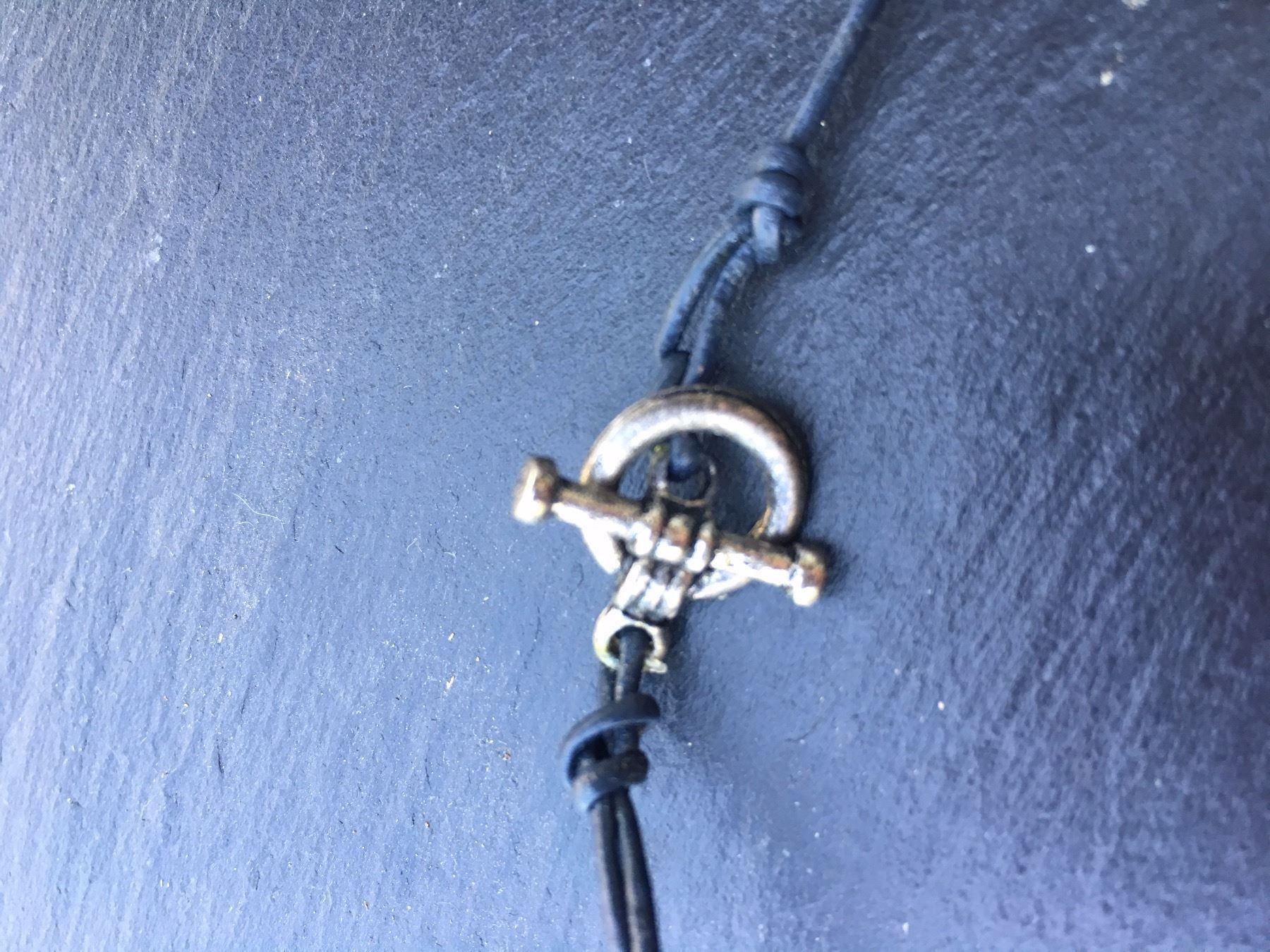 Catenine: Collier fantaisie bleu – Usato da Veyrier venduto da Leilazizou 4