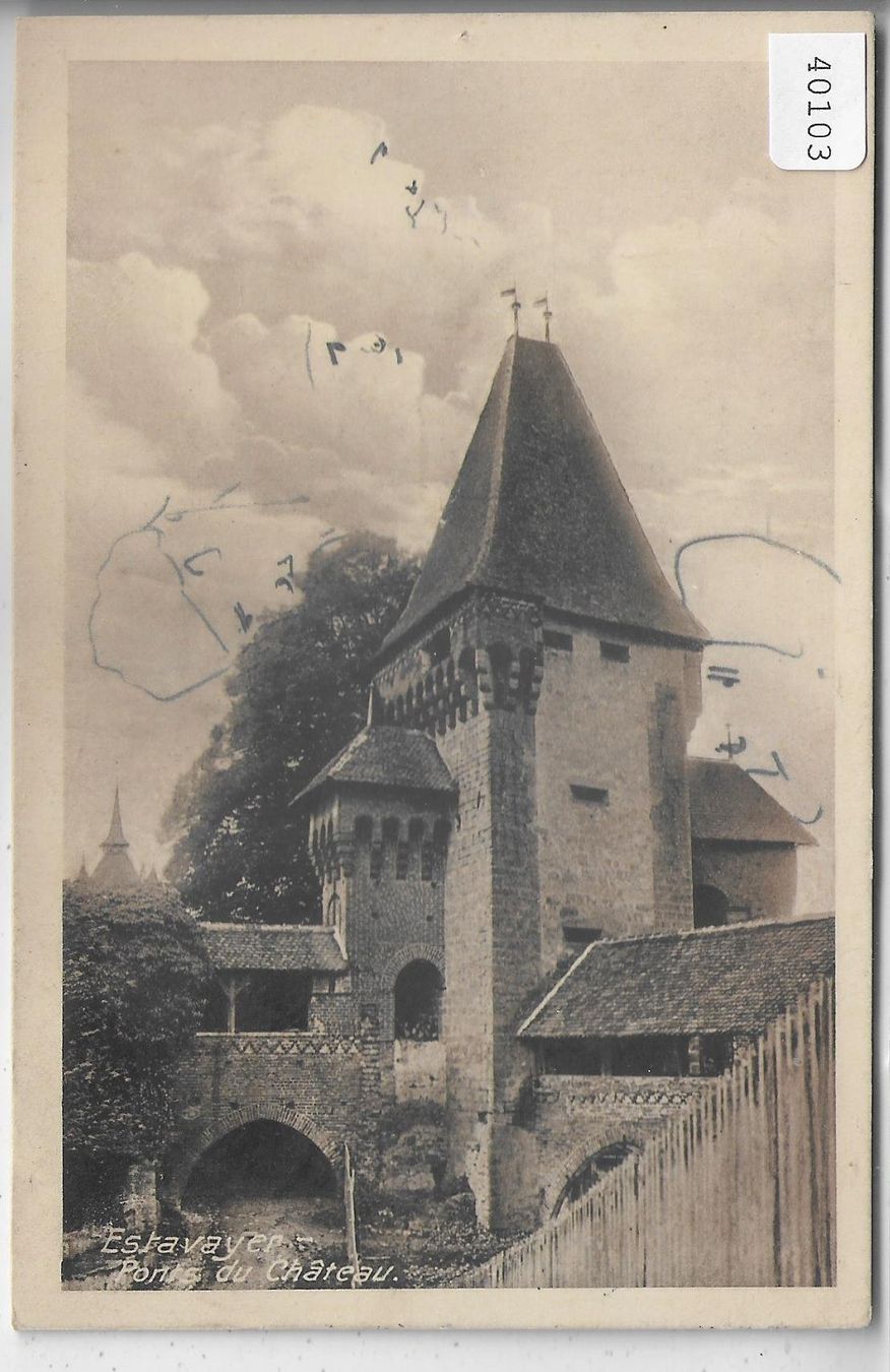 Cartoline postali: Estavayer - Ponts du Chateau – Usato da Ettingen venduto da Kartenplanet