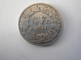 50 Rp. 1916 silber