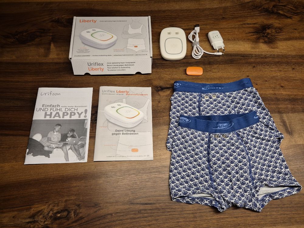 Uriflex Liberty – Schnurloser Bettnässealarm, komplettes Set (Gebraucht ...