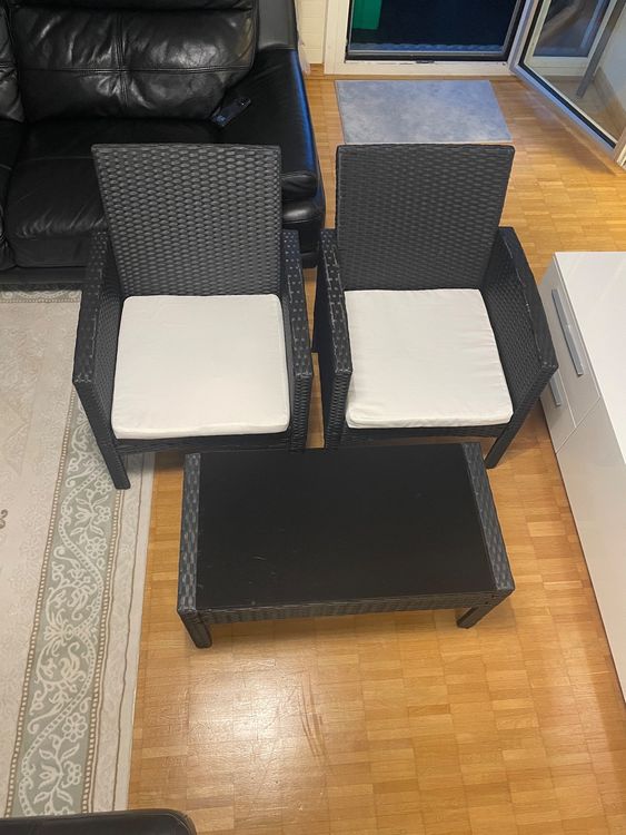 Rattan Loung 2 Sitze + 1 kleiner Tisch Kaufen auf Ricardo
