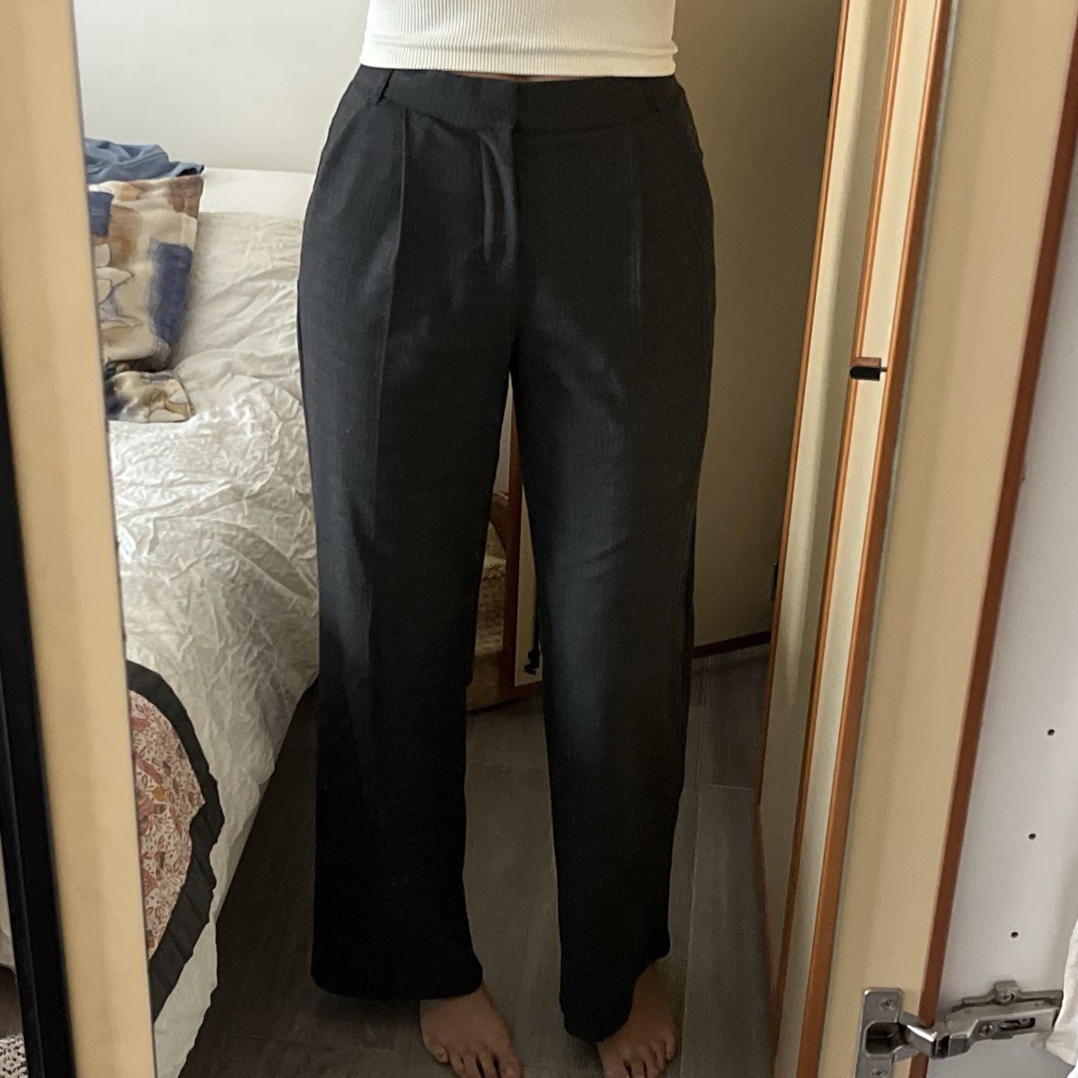 Zara Pantaloni: Zara checkered elegant pants – Usato da Vezia venduto da chi_byp8 2