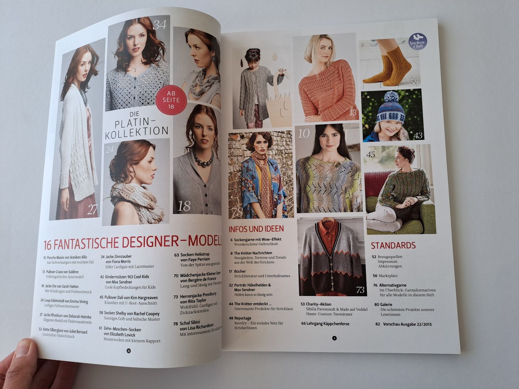 Riviste & Magazine: Strickheft The knitter Ausgabe 21 / 2015 Strickdesign – Usato da Glashütten venduto da Schwebefisch 1