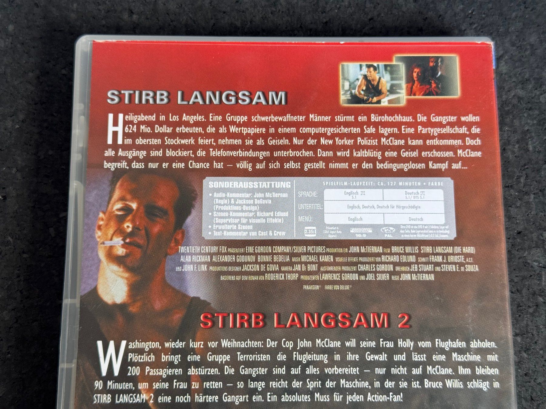 Alle DVDs: Stirb langsam 1+2 "Die Hard 1+2" DVD's EN/DE Bruce Willis – Gebraucht aus Fribourg von tschjoly 2