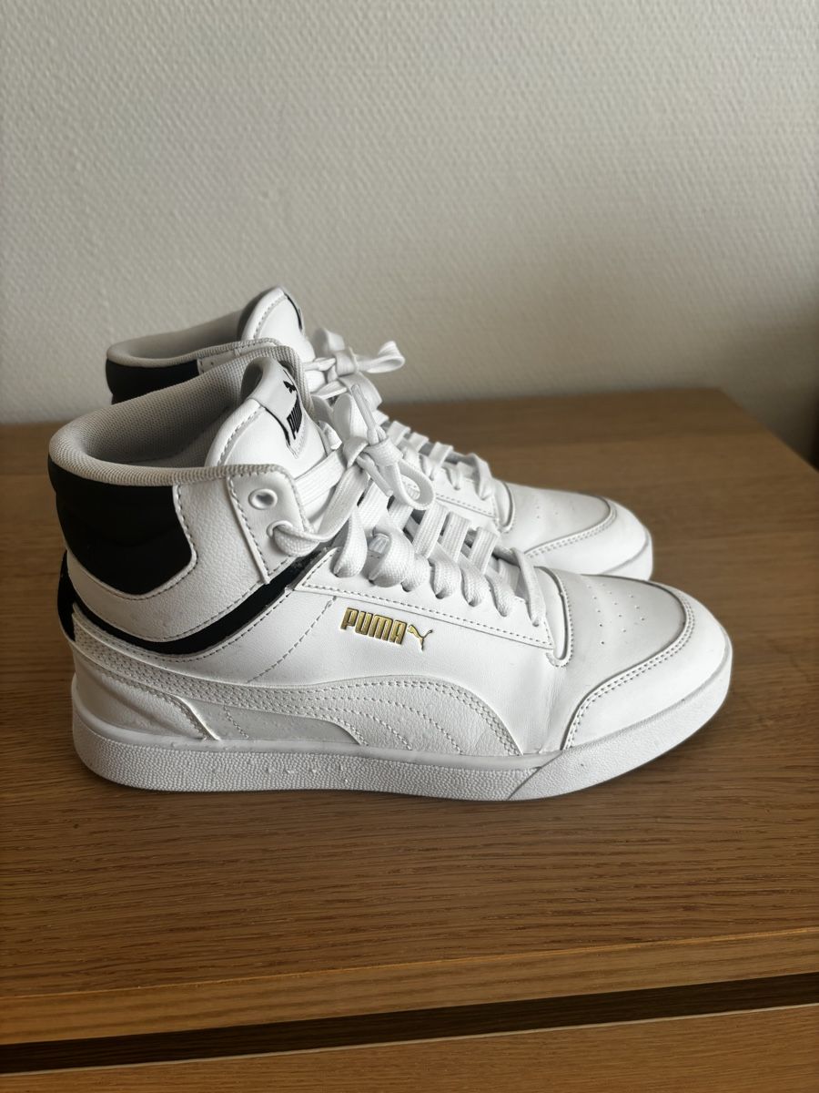 Puma Scarpe da uomo: Baskets Puma Shuffle Mid blanches comme neuves – Usato da Montreux venduto da tia_1018 1