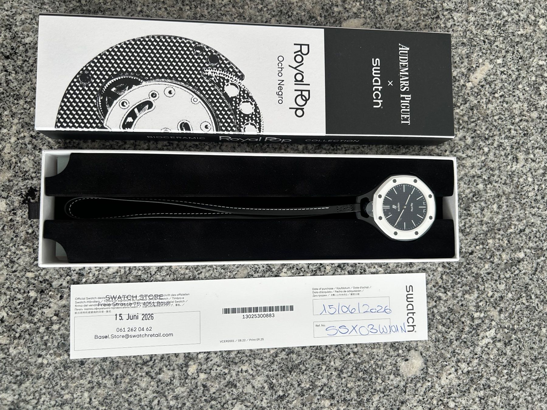 Swatch Orologi: Audemars-Piguet X Swatch – Nuovo e nell'imballaggio originale da Tecknau venduto da edsah