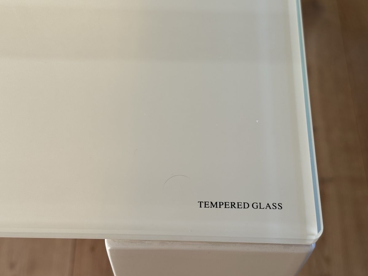 Tische: Esstisch weiss mit Glasplatte – Gebraucht aus Goldach von and_8hnn 2
