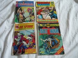 4x Comic Bastei Ehapa Condor - Bat Man - Robin Hood - Tarzan