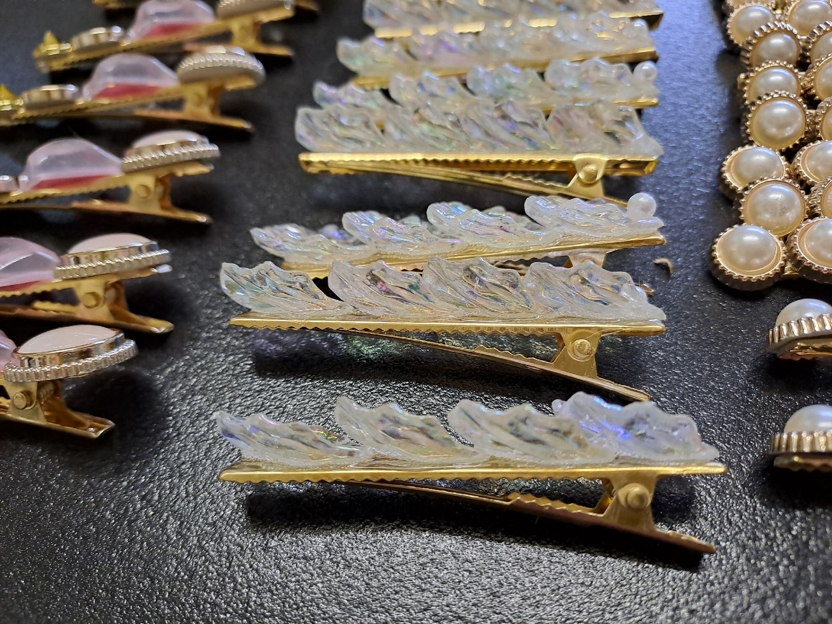 Accessori per capelli: Restposten 40 Haarklammern Perlen – Nuovo e nell'imballaggio originale da Uznach venduto da Walaylatiere 5
