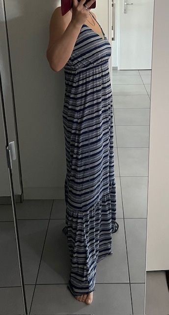 H&M Vestiti: Angenehmes maximakleid - Baumwolle/ Viskose/ elastische Gr S – Usato da Neerach venduto da romiping 3