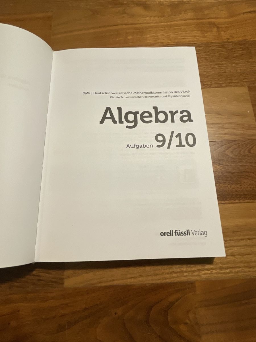 Libri: Algebra, Aufgaben 9/10 – Nuovo (secondo la descrizione) da Luzern venduto da Nina055 1
