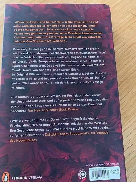 Livres: Das verlorene Paradies – D'occasion à Hirschthal par fam_zd6m 1