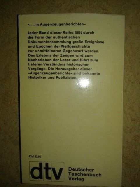 Libri: in Augenzeugenberichten – Usato da Basel venduto da Alacant 2