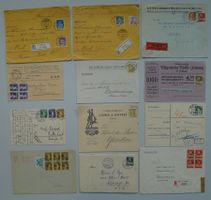 1908-31, Posten mit 12x Tell & Helvetia Belegen, günstig !
